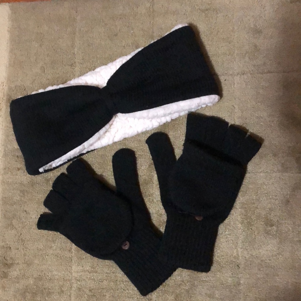 Bearpaw Earwarmer Headband + Mittens